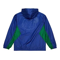 Mitchell  Ness Dallas Mavericks Playmaker Full-Zip Hooded Windbreaker Jacket