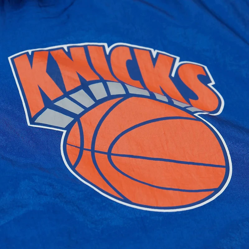 Mitchell  Ness New York Knicks Playmaker Full-Zip Hooded Windbreaker Jacket
