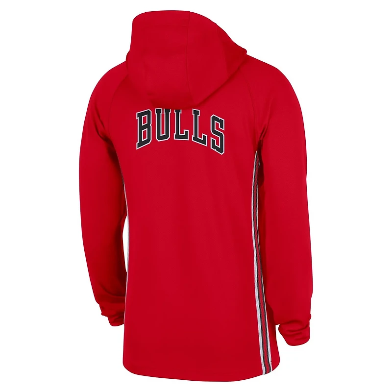 Nike Chicago Bulls Authentic On Court Zone Quarter-Zip Dri-FIT Hoodie Jacket
