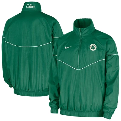 Nike Kelly Boston Celtics Courtside Windrunner Woven Half-Zip Jacket