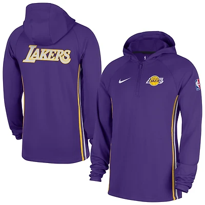 Nike Los Angeles Lakers Authentic On Court Zone Quarter-Zip Dri-FIT Hoodie Jacket