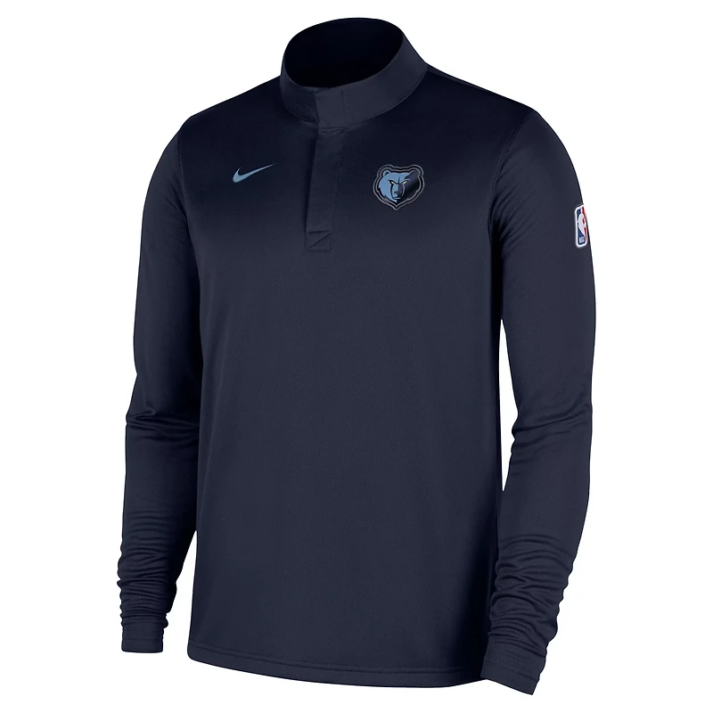 Nike Memphis Grizzlies 2025 26 Authentic Coaches Quarter-Zip Dri-Fit Top