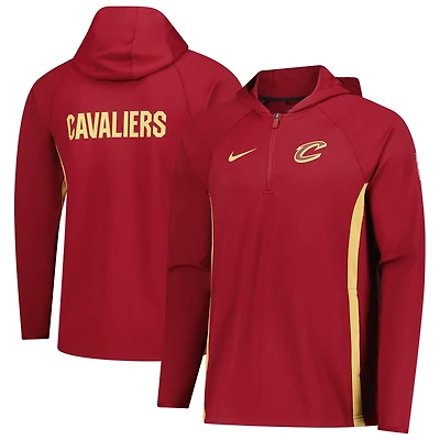 Nike Men’s Cleveland Cavaliers Authentic On Court Zone Dri-FIT 1/4-Zip Hoodie Jacket