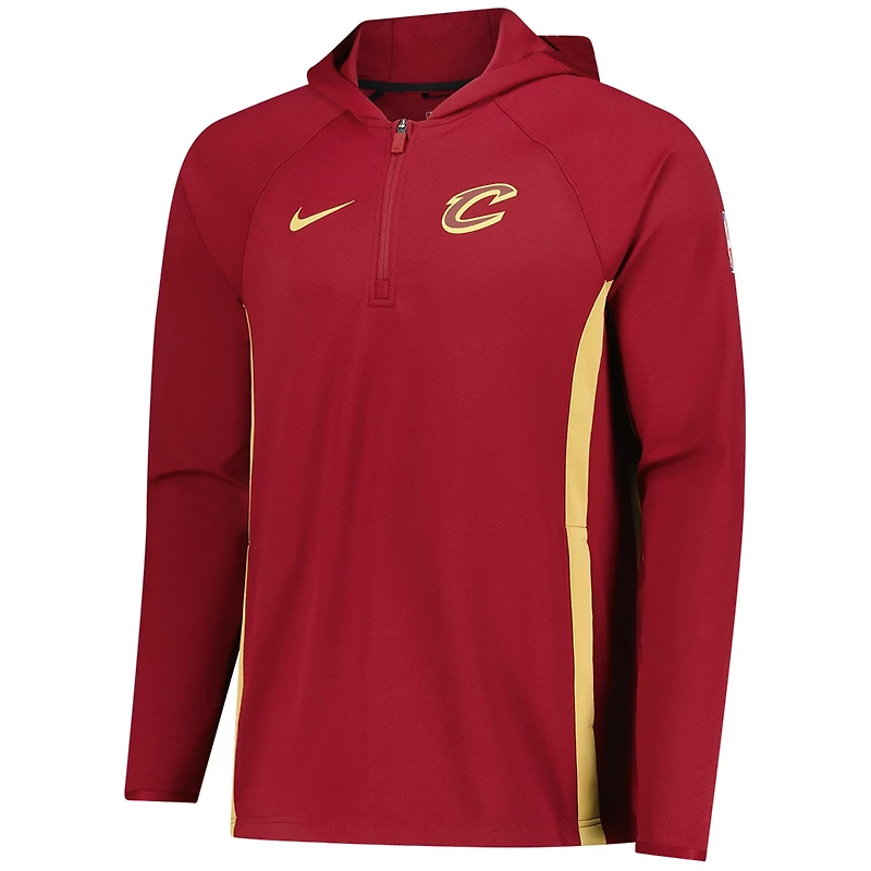Nike Men’s Cleveland Cavaliers Authentic On Court Zone Dri-FIT 1/4-Zip Hoodie Jacket