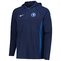 Nike Men’s Minnesota Timberwolves Authentic On Court Zone Dri-FIT 1/4-Zip Hoodie Jacket