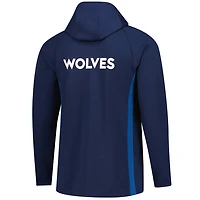 Nike Men’s Minnesota Timberwolves Authentic On Court Zone Dri-FIT 1/4-Zip Hoodie Jacket