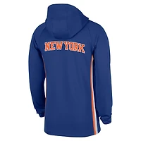 Nike Men’s New York Knicks Authentic On Court Zone Dri-FIT 1/4-Zip Hoodie Jacket