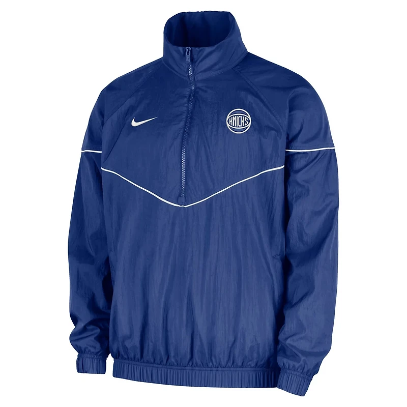 Nike New York Knicks Courtside Windrunner Woven Half-Zip Jacket