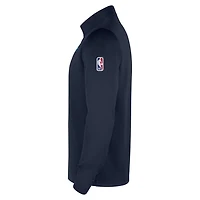 Nike Oklahoma City Thunder 2025 26 City Edition Remix Authentic Coaches Dri-FIT Half-Zip Top