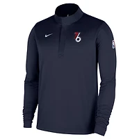 Nike Philadelphia 76ers 2025 26 City Edition Remix Authentic Coaches Dri-FIT Half-Zip Pullover