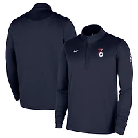 Nike Philadelphia 76ers 2025 26 City Edition Remix Authentic Coaches Dri-FIT Half-Zip Pullover