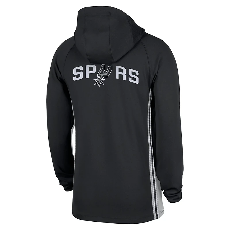 Nike San Antonio Spurs Authentic On Court Zone Quarter-Zip Dri-FIT Hoodie Jacket