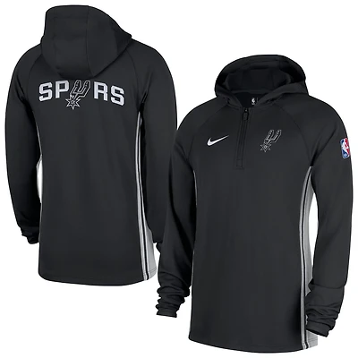 Nike San Antonio Spurs Authentic On Court Zone Quarter-Zip Dri-FIT Hoodie Jacket