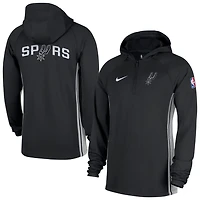 Nike San Antonio Spurs Authentic On Court Zone Quarter-Zip Dri-FIT Hoodie Jacket