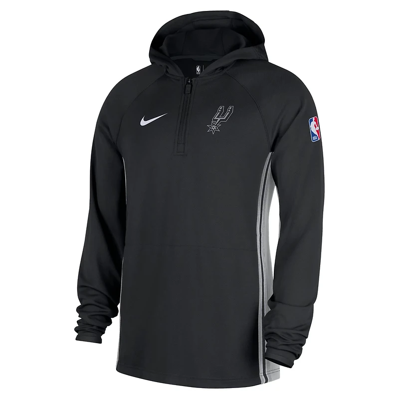 Nike San Antonio Spurs Authentic On Court Zone Quarter-Zip Dri-FIT Hoodie Jacket