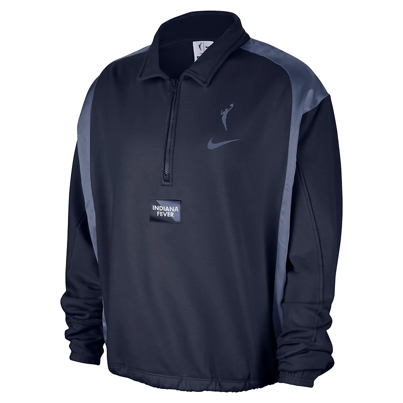 Nike Women’s Indiana Fever Basketball Fleece 1/4-Zip Performance Pullover