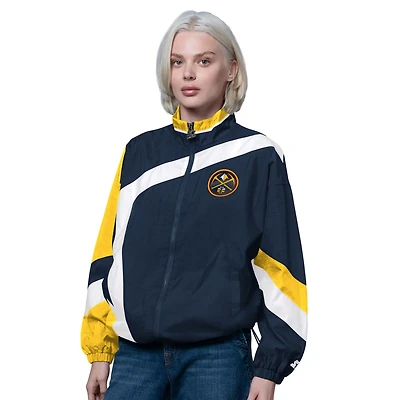 Starter Gold Denver Nuggets 1st Quarter Full-Zip Jacket