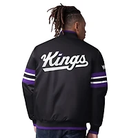 Starter Sacramento Kings Scout Varsity Satin Full-Snap Jacket