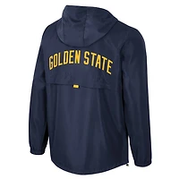 Unisex Stadium Essentials Golden State Warriors Compete Quarter-Zip Hoodie Jacket