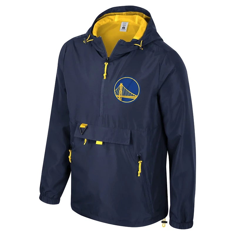Unisex Stadium Essentials Golden State Warriors Compete Quarter-Zip Hoodie Jacket