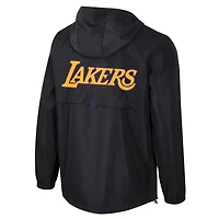 Unisex Stadium Essentials Los Angeles Lakers Compete Quarter-Zip Hoodie Jacket
