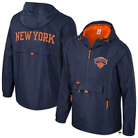 Unisex Stadium Essentials New York Knicks Compete Quarter-Zip Hoodie Jacket