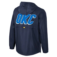 Unisex Stadium Essentials Oklahoma City Thunder Compete Quarter-Zip Hoodie Jacket