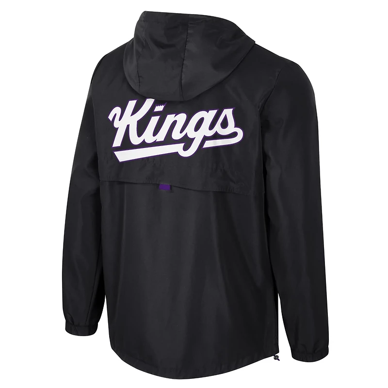 Unisex Stadium Essentials Sacramento Kings Compete Quarter-Zip Hoodie Jacket