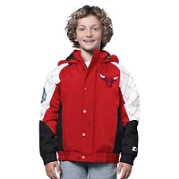 Youth Starter Black Chicago Bulls All Time Pro Jr Full-Zip Hoodie Jacket