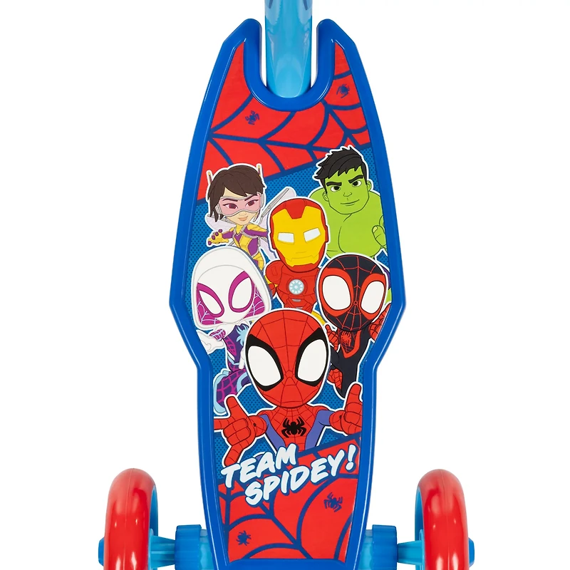 Huffy Boys' Marvel Spidey & His Amazing Friends Light-Up Scooter