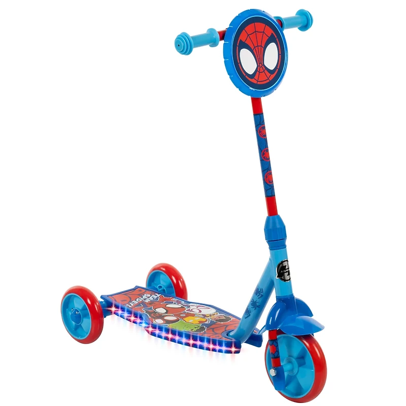 Huffy Boys' Marvel Spidey & His Amazing Friends Light-Up Scooter