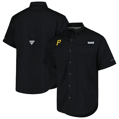 Columbia Pittsburgh Pirates Tamiami Omni-Shade Button-Down Shirt