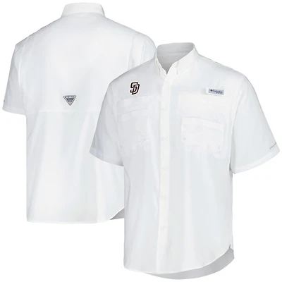 Columbia San Diego Padres Tamiami Omni-Shade Button-Down Shirt