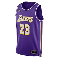 Unisex Jordan Brand LeBron James Los Angeles Lakers Swingman Jersey - Statement Edition