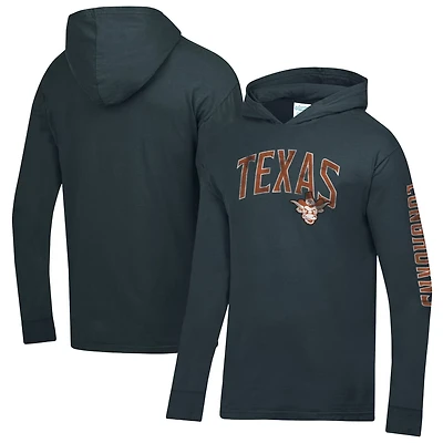 ComfortWash Texas Longhorns Long Sleeve Hooded T-Shirt