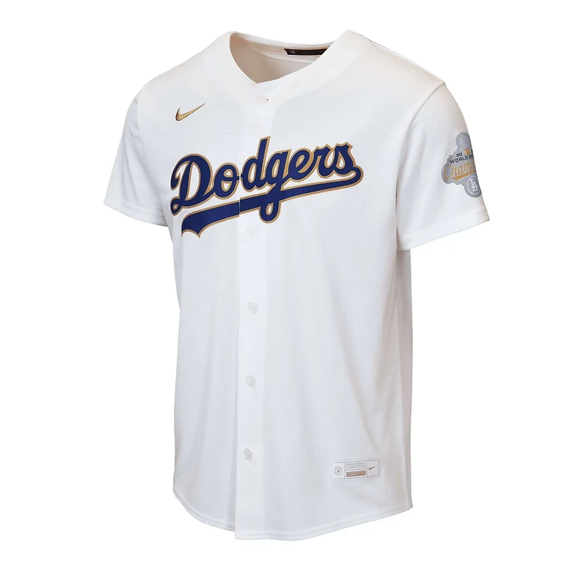 Youth Nike Los Angeles Dodgers 2026 Gold Collection Home Replica Jersey