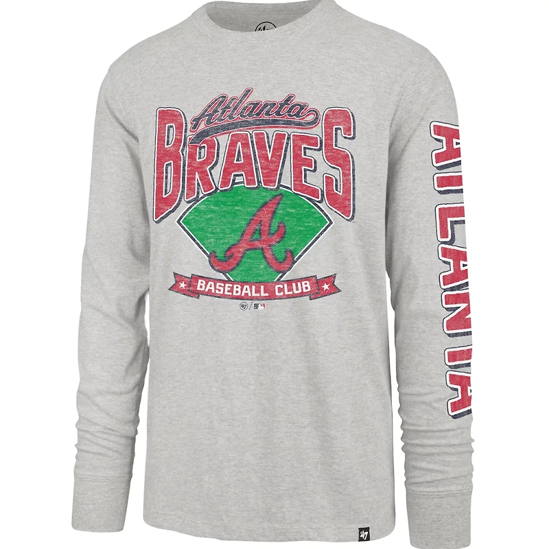 '47 Atlanta Braves Fair Ball Franklin Long Sleeve T-Shirt
