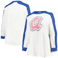'47 Atlanta Braves Plus Caribou Raglan Long Sleeve T-Shirt