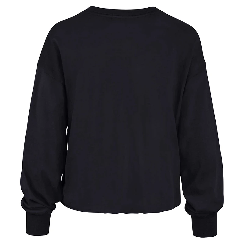 '47 Auburn Tigers Bottom Line Parkway Long Sleeve High Waist T-Shirt