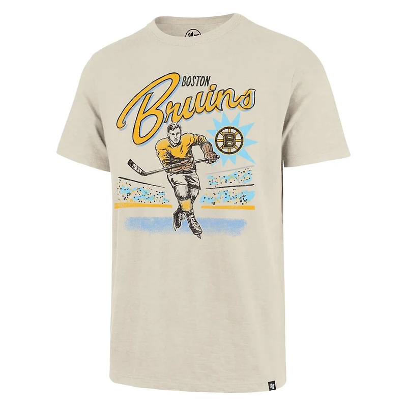 '47 Boston Bruins Hockey Player Golden Age Scrum T-Shirt