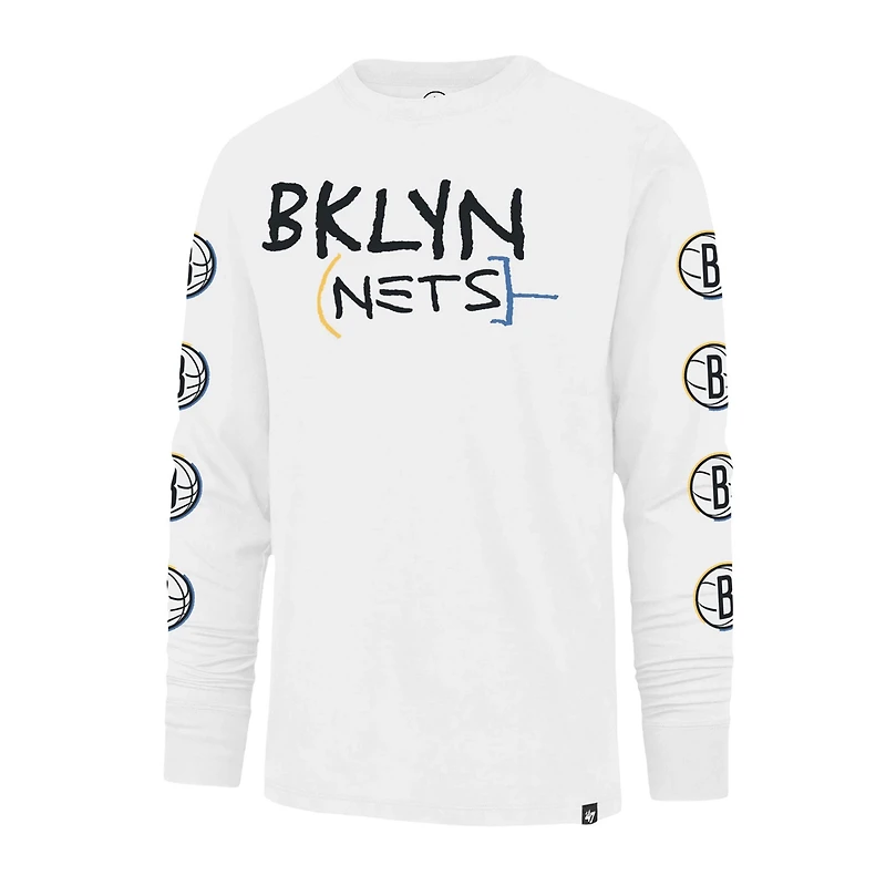 '47 Brooklyn Nets City Edition Downtown Franklin Long Sleeve T-Shirt