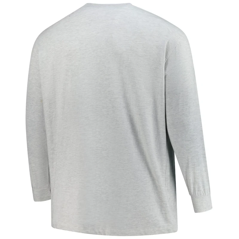 '47 Chicago Cubs Big Tall Distressed Franklin Long Sleeve T-Shirt