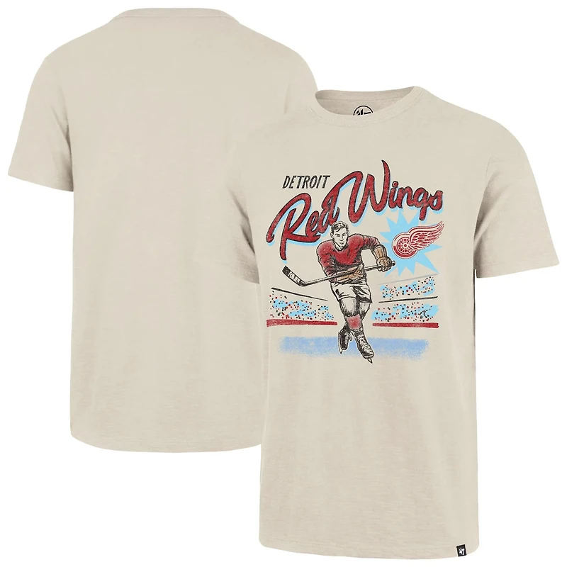 '47 Detroit Red Wings Hockey Player Golden Age Scrum T-Shirt