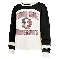 '47 Florida State Seminoles Double Header Curve Raglan Long Sleeve T-Shirt