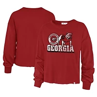 '47 Georgia Bulldogs Bottom Line Parkway Long Sleeve High Waist T-Shirt