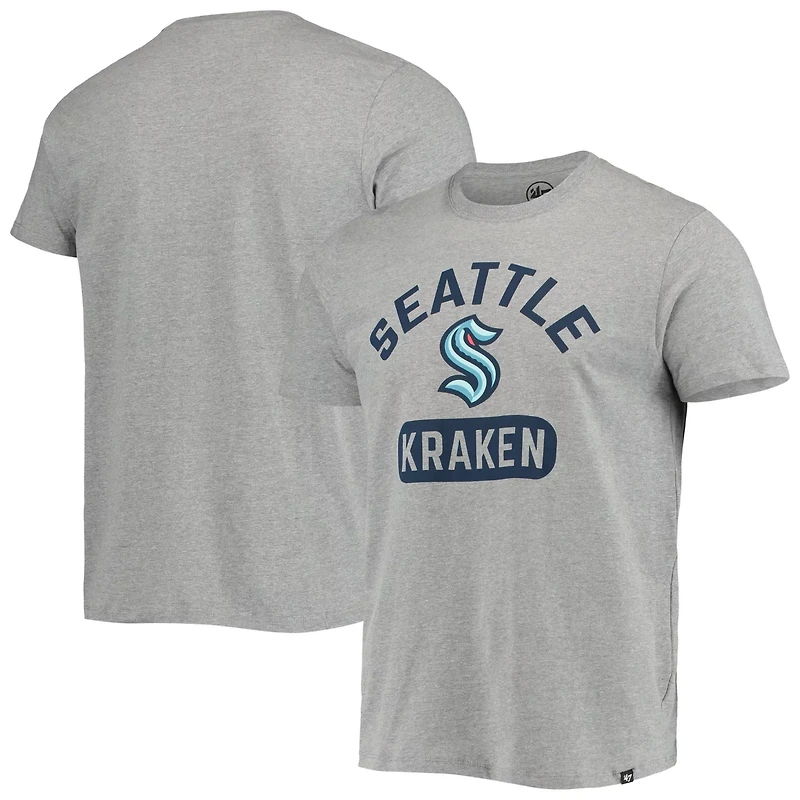 '47 Heathered Gray Seattle Kraken Arch Pill Super Rival T-Shirt
