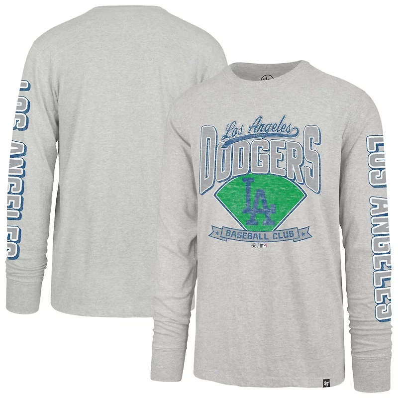 '47 Los Angeles Dodgers Big  Tall Distressed Franklin Long Sleeve T-Shirt