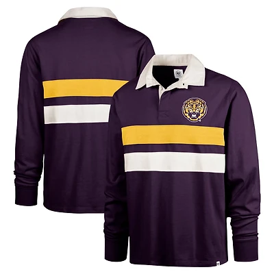 '47 LSU Tigers Clubhouse Knox Thames Long Sleeve Rugby Polo
