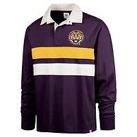 '47 LSU Tigers Clubhouse Knox Thames Long Sleeve Rugby Polo