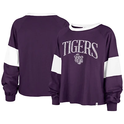 '47 LSU Tigers Upside Rhea Raglan Long Sleeve T-Shirt